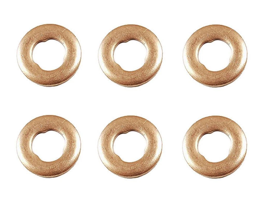Set of 6 Fuel Injector Seals for Dodge Mercedes ML320 R320 R350 Sprinter 2500 (2000–2019)