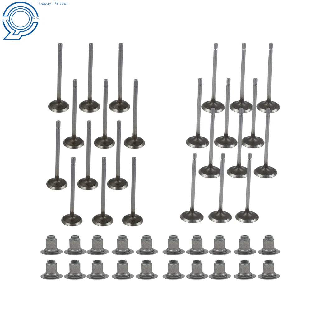 24PCS Intake Exhaust Valves for Chevrolet Pontiac Saturn 3.6L (2004–2011)