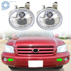 Set of 2 Bumper Fog Lights for Toyota Highlander (2004–2007)