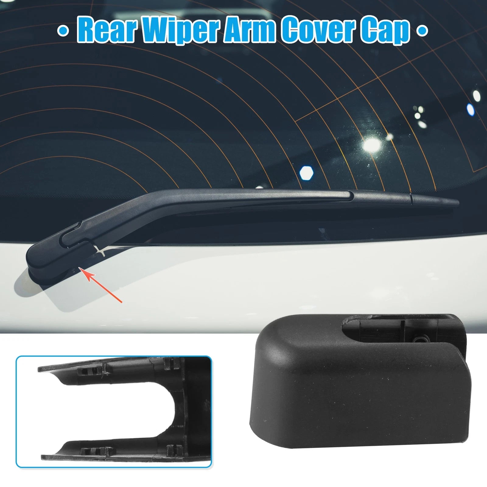 Wiper Arm Nut Cover Cap for Ford Fiesta MK VI (2009–2016)