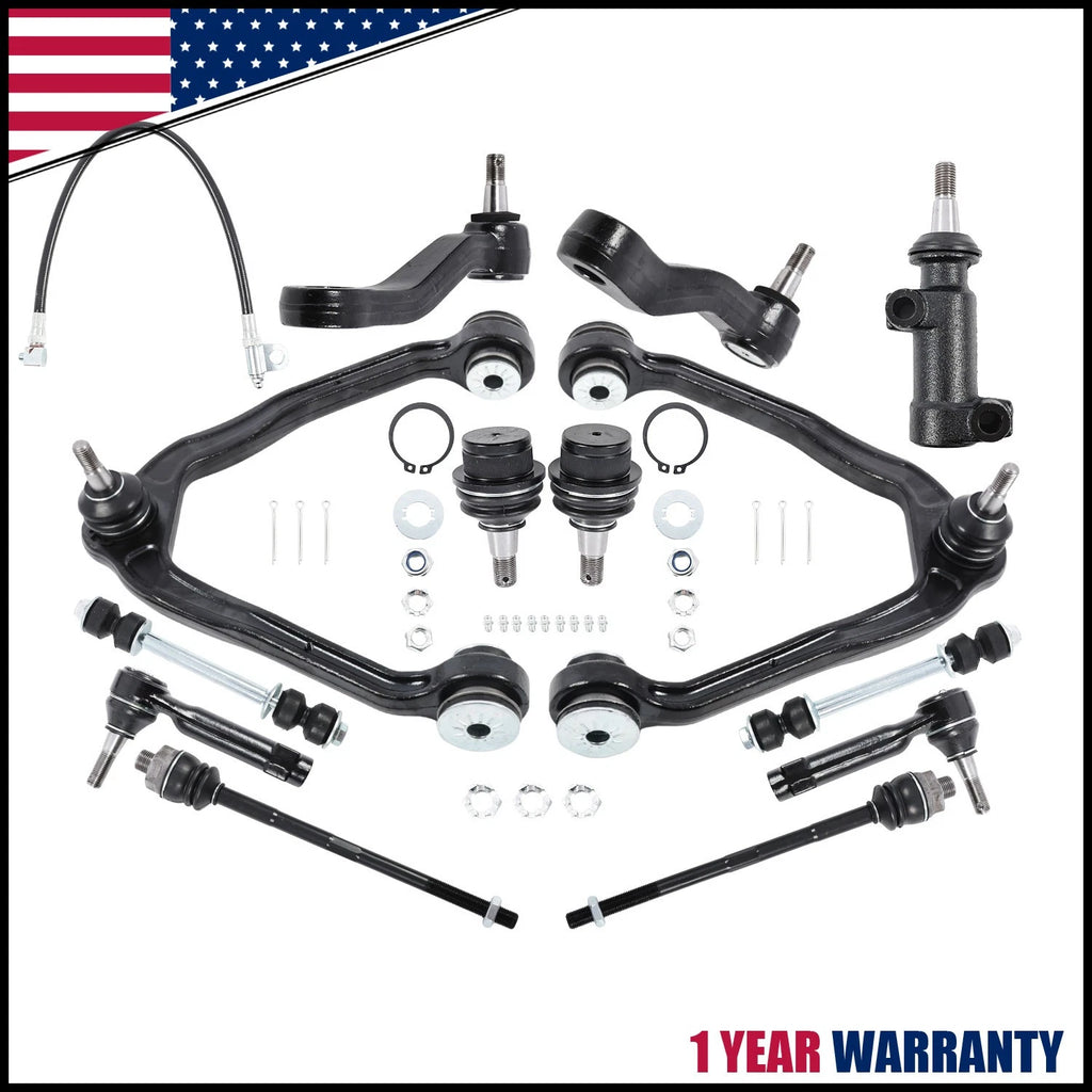 13x Complete Front Suspension Kit for Cadillac Escalade ESV EXT (2002–2006)