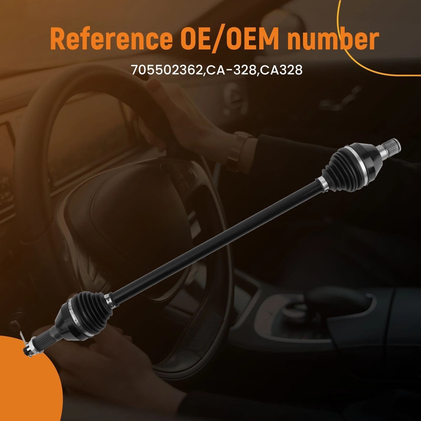 72" Rear Axle for Can-Am Maverick X3 XRC Turbo RR (2020)
