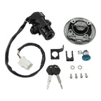 Fuel Gas Cap Ignition Switch Lock Keys Set for Kawasaki Ninja 650 Z650 (2017–2023)