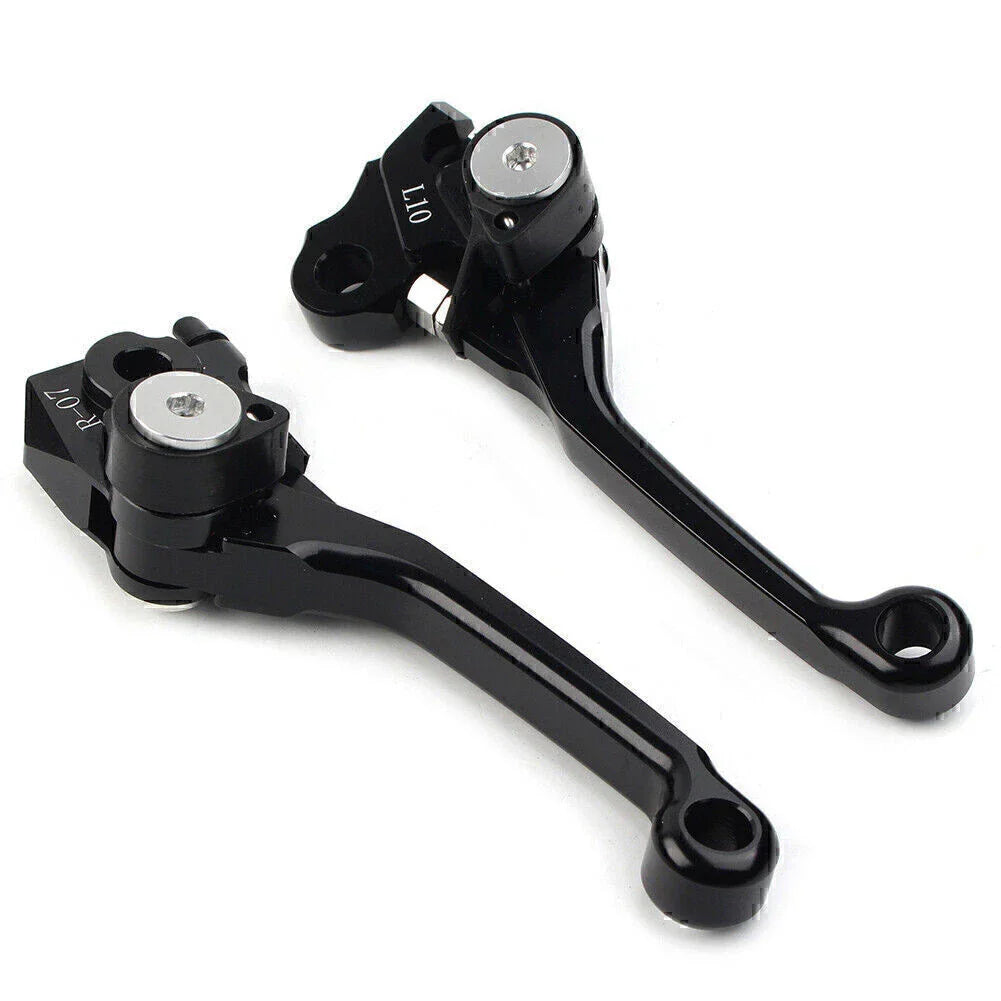 CNC Brake Clutch Levers  Pivot for Honda CRF250R CRF450R (2007-2020) Black
