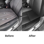 Set of 2 Front Seat Covers for Chevy Silverado 1500 2500 (2007-2014) Black