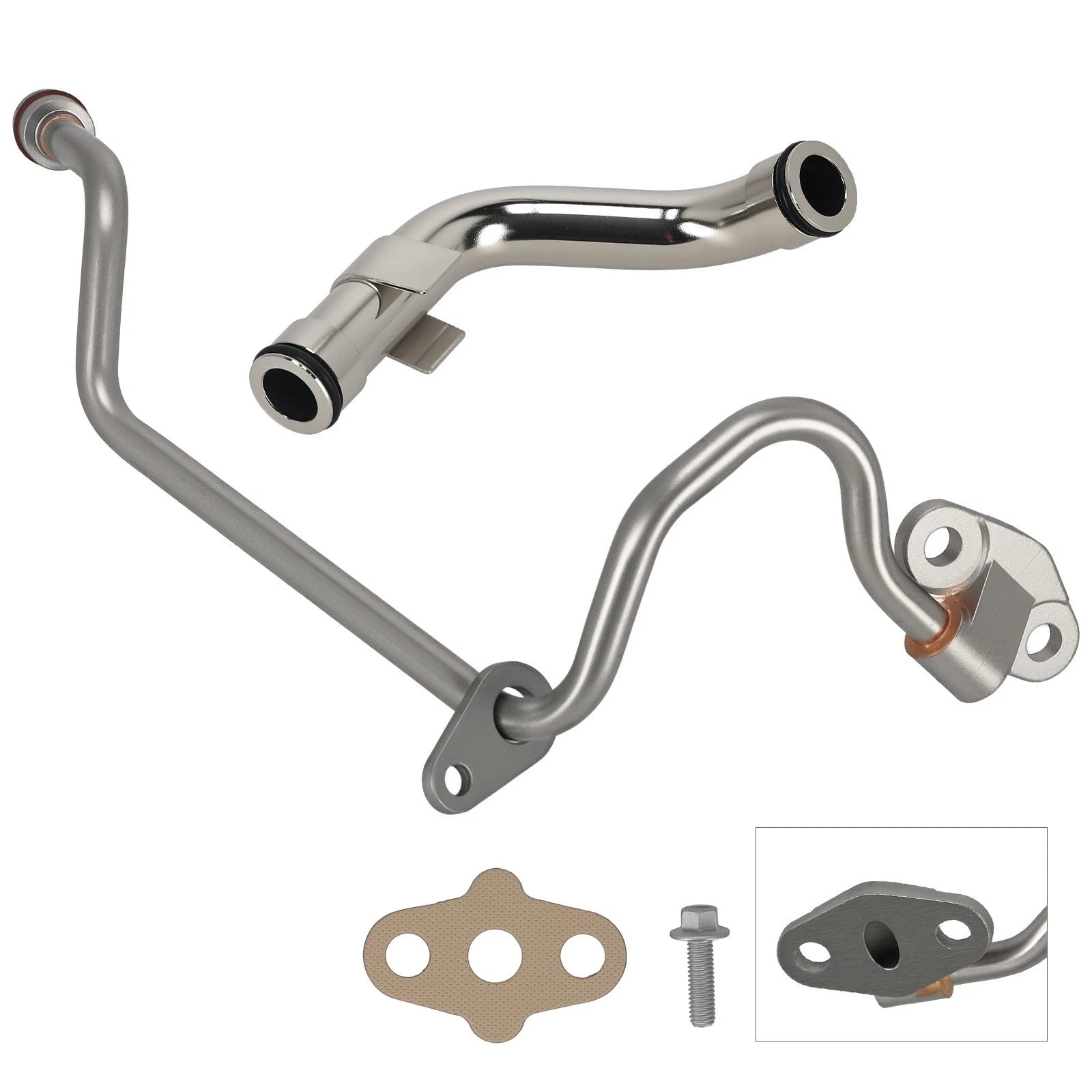 Turbocharger Oil Lines for Ford F250 F350 E350 E450 Excursion 6.0L (2003–2007)