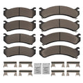 Set of 4 Ceramic Brake Pads for Chevy Silverado 1500 (2004–2005) D785 D784