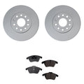 Hella Pagid Front 288mm Vented Rotors Disc Brake Pad Kit for Audi A3