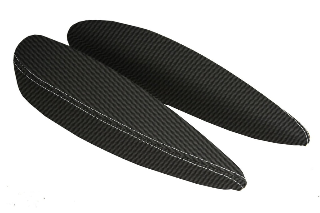 Armrest Door Panel Cover Carbon Fiber for Mini Cooper R55 (2007–2015)