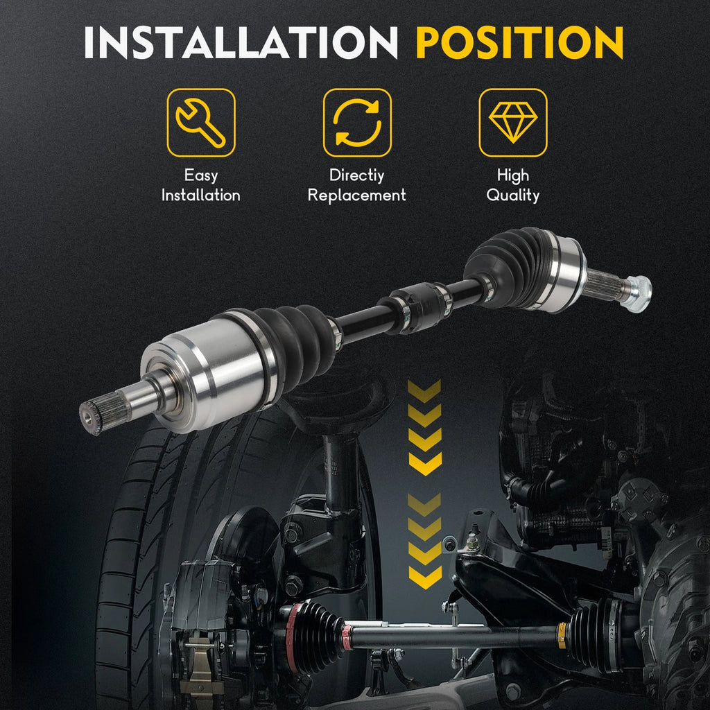 Front Driver Side CV Axle Shaft Assembly for Honda HR-V (2016–2019)