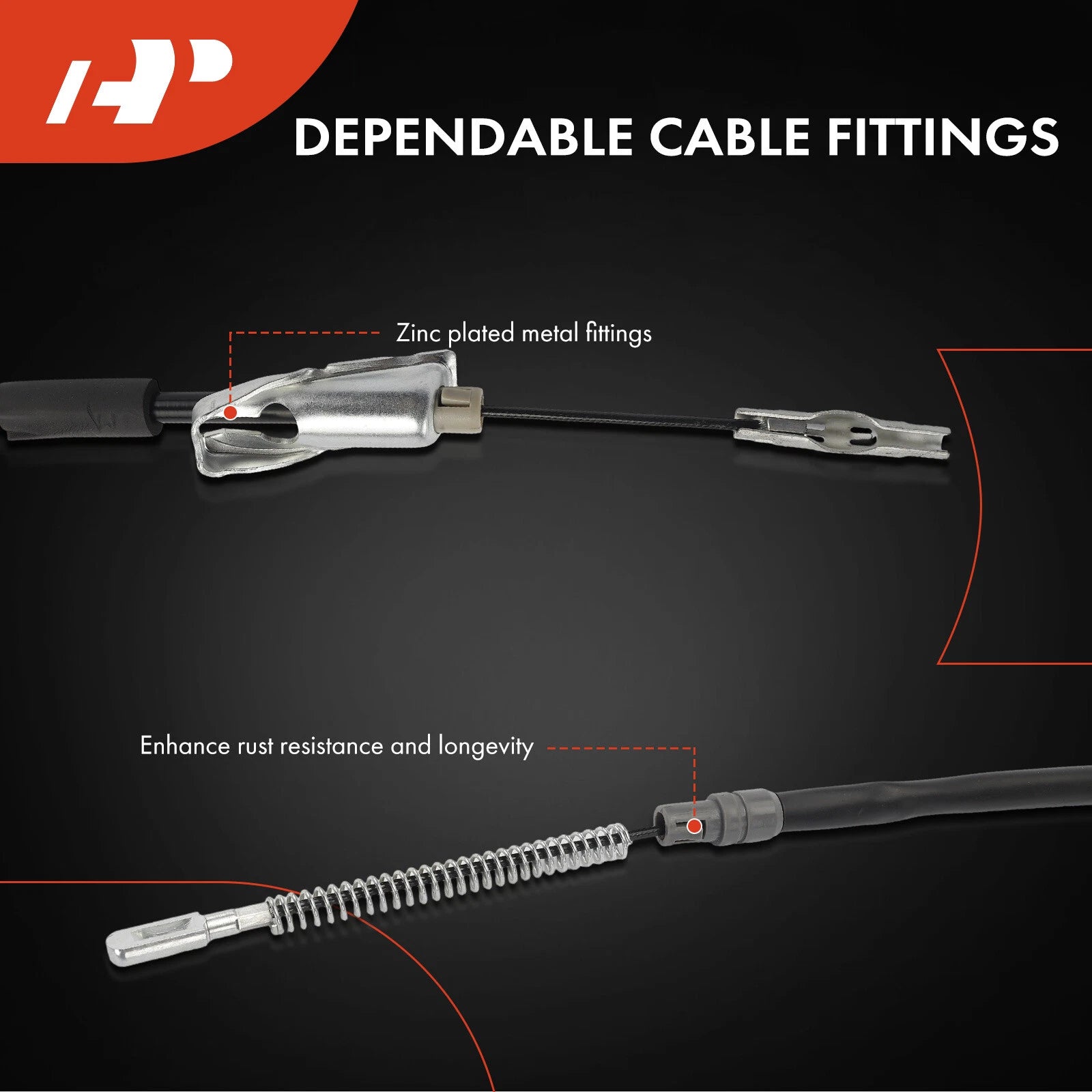 Rear Parking Brake Cable for Ford F-150 (2004-2005) Extended Cab