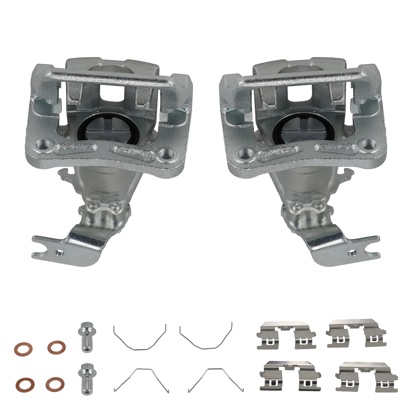Rear Brake Caliper Pair for Honda Accord (2013-2017) with Bracket