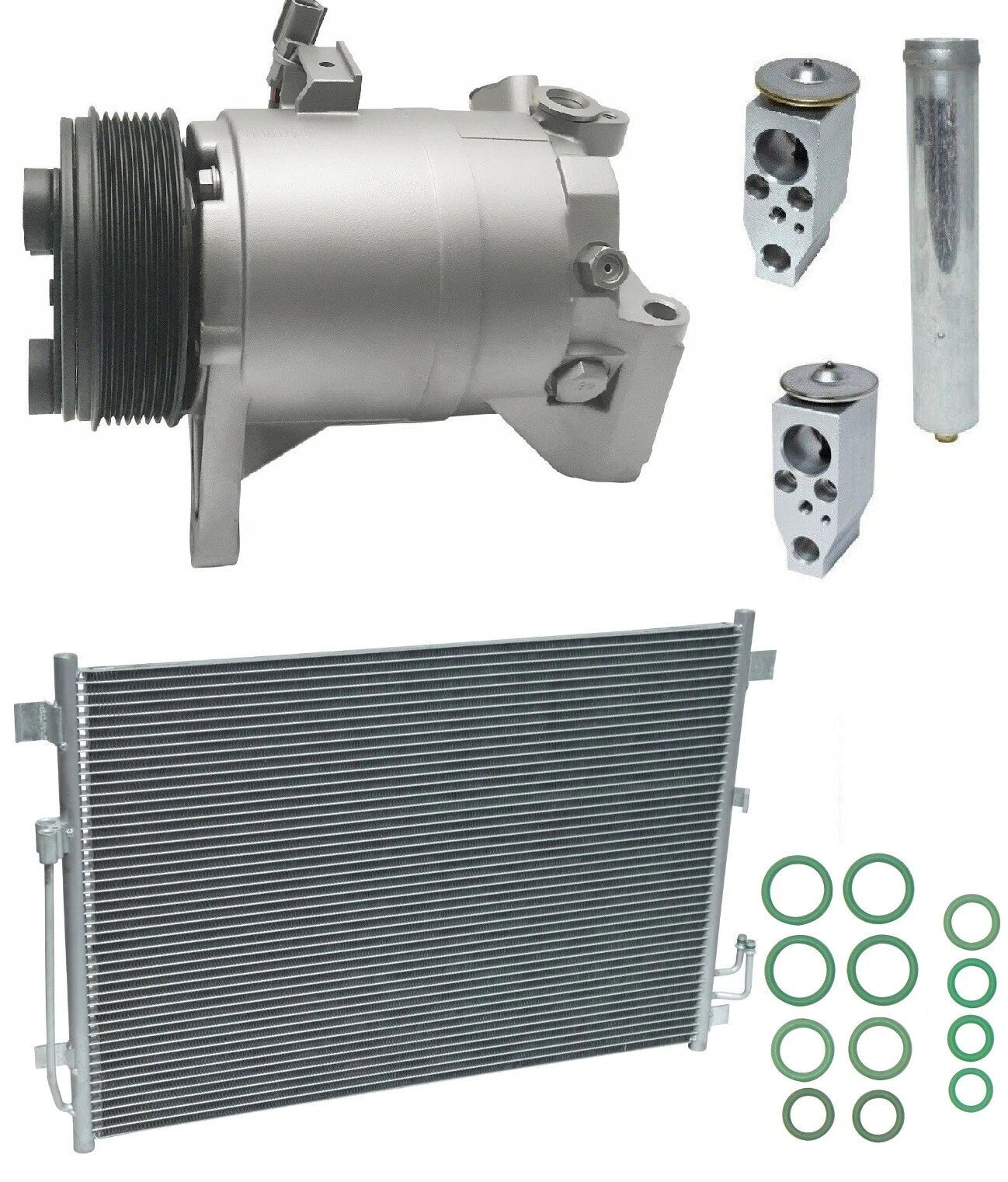 AC Compressor Kit With Condenser for Nissan Quest 3.5L (2015–2015)
