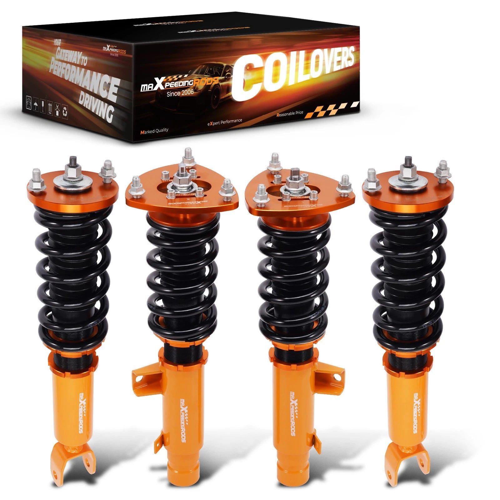 4PCS Coilovers Suspension Lowering Kit for Honda Accord (2013–2017)