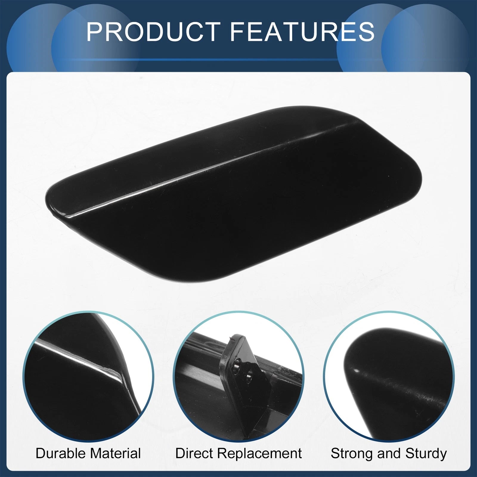 Front Right Washer Nozzle Cover Cap for Volkswagen Jetta (2011–2014)