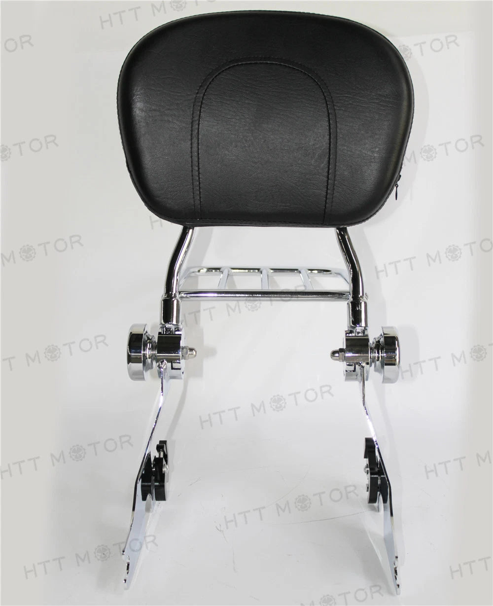 Chrome Backrest Sissy Bar Luggage Rack for Harley Sportster (1994–2003)