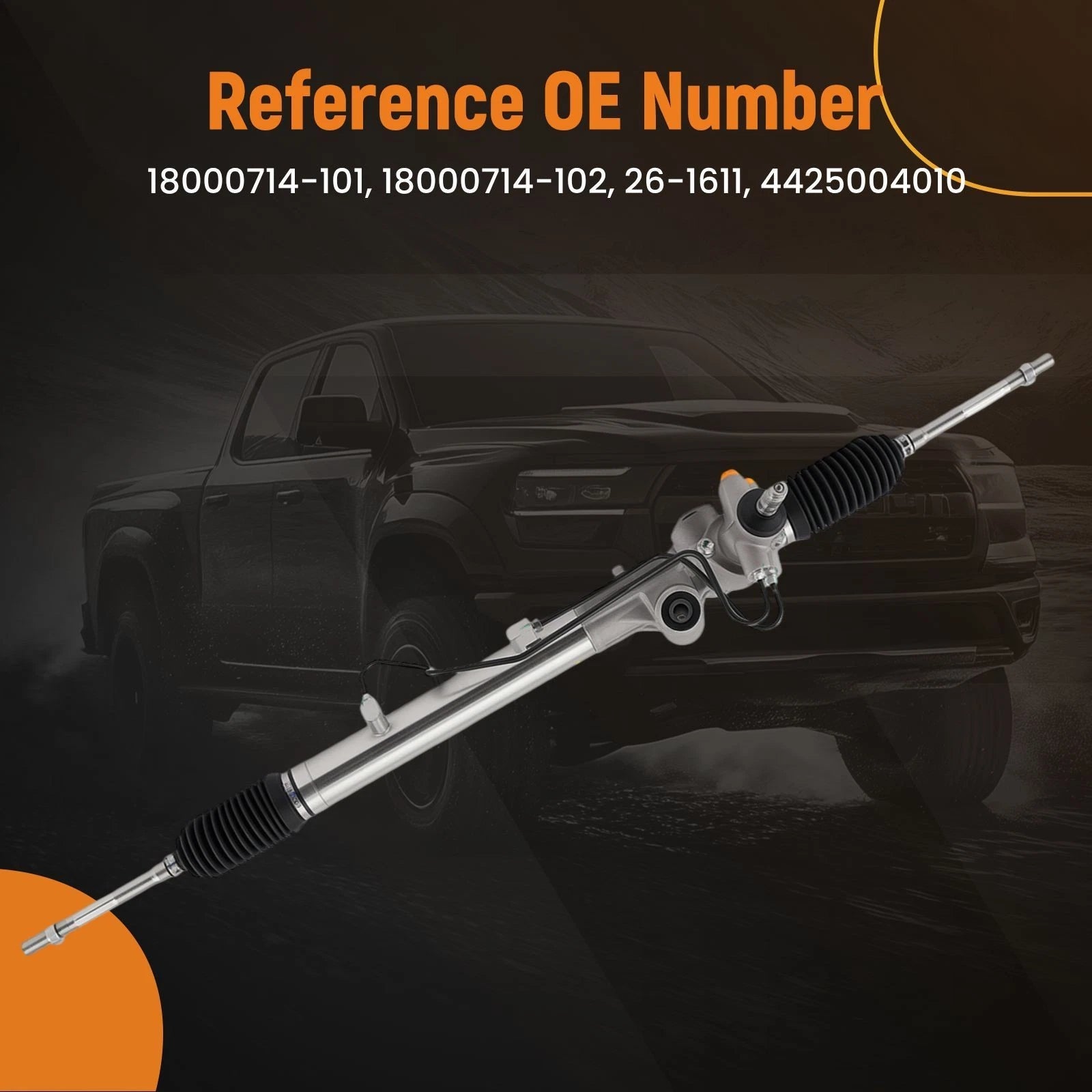 Power Steering Rack & Pinion Assembly for Toyota Tacoma (1998–2004) 3.4L 2.4L RWD