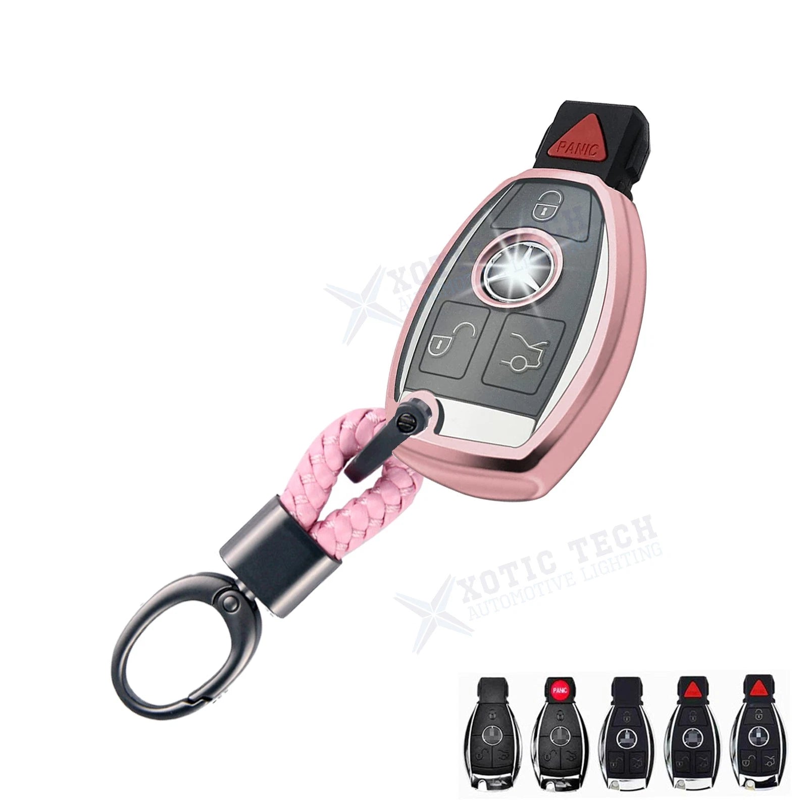 TPU Remote Key Fob Cover for Mercedes C E G SLK (2011–2016)