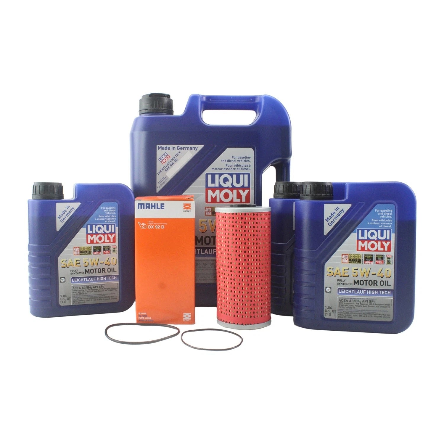 Oil Change Kit 5W40 for Mercedes M119 5.0L (1990–1996) - 8L Liqui Moly Molygen