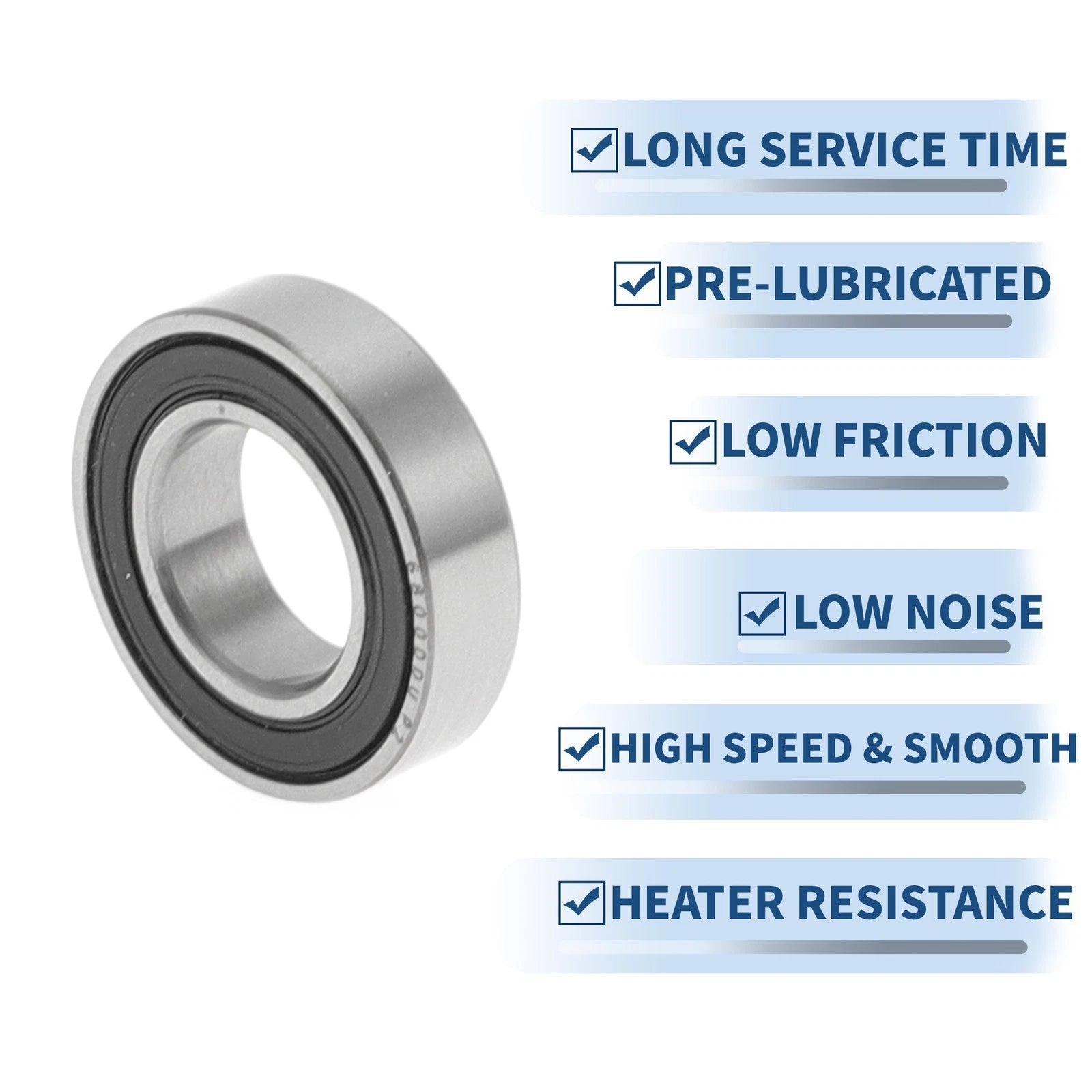 Deep Groove Ball Bearing 10x19x5mm for Scooter Skateboard (P2)