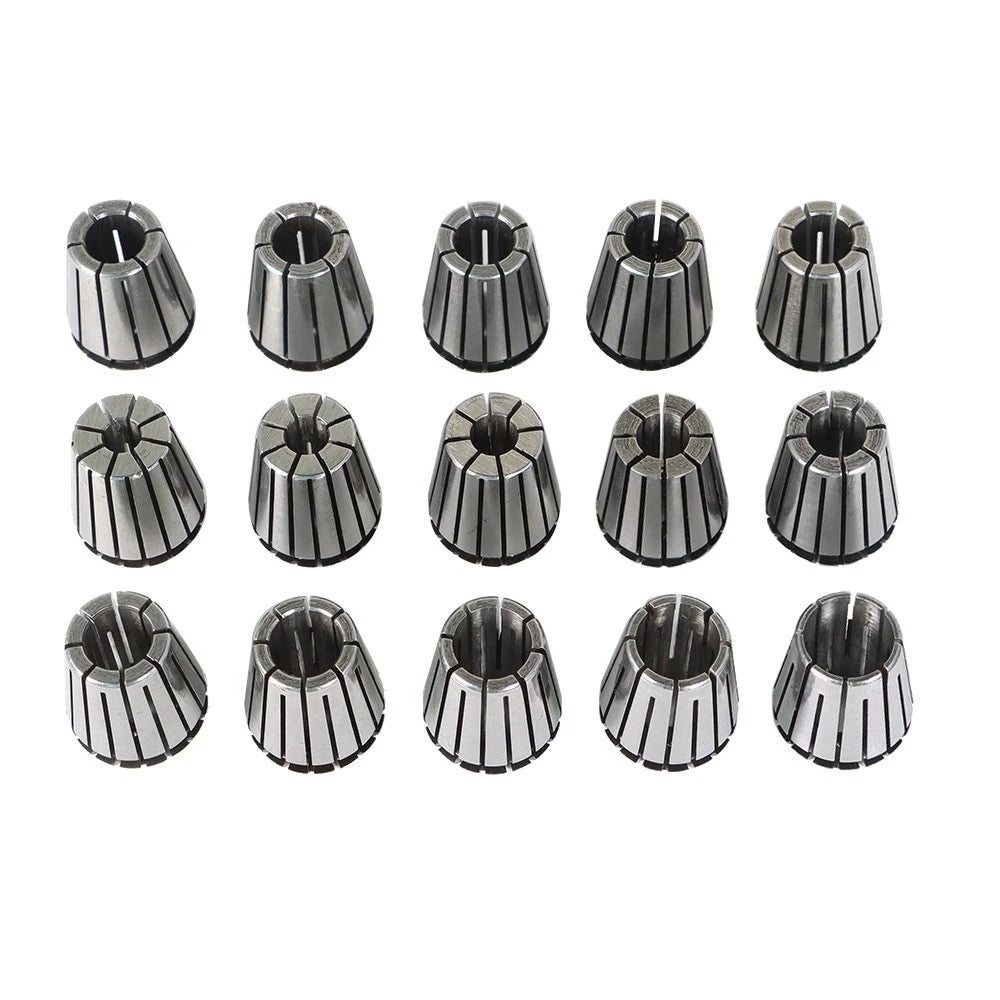 15Pcs Spring Collet Set for CNC Engraving Machine (YYYY–YYYY)