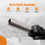 Rear Driveshaft Propshaft for Chevrolet Silverado 2500 (2001-2004) 4WD