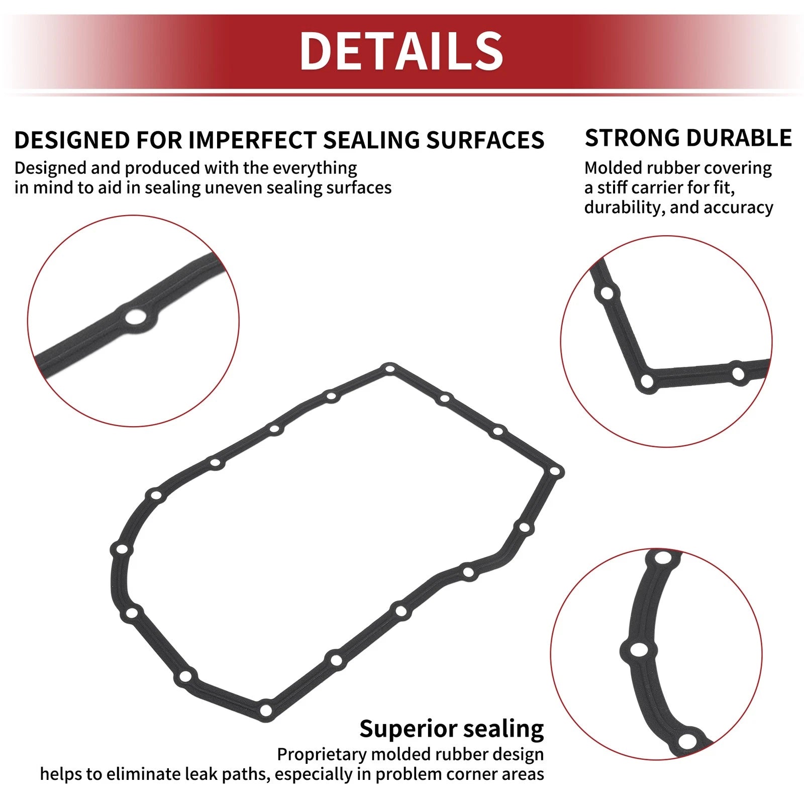 Oil Pan Gasket No.482822H000 for Hyundai Accent (2018–2022)