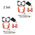 Set of 2 Carburetor Rebuild Kits for Johnson Evinrude (0439076, 439076, 435443)