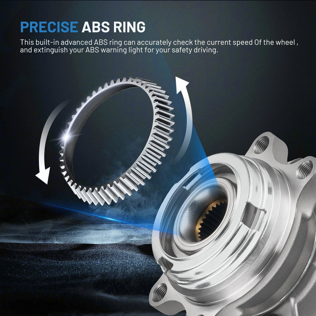 Front Wheel Bearing Hub Pair for Nissan Altima 2.5L (2007-2013)