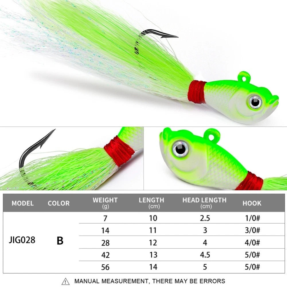 Fishing Hook Lure Metal Jig for Carp Pike Sea Bass