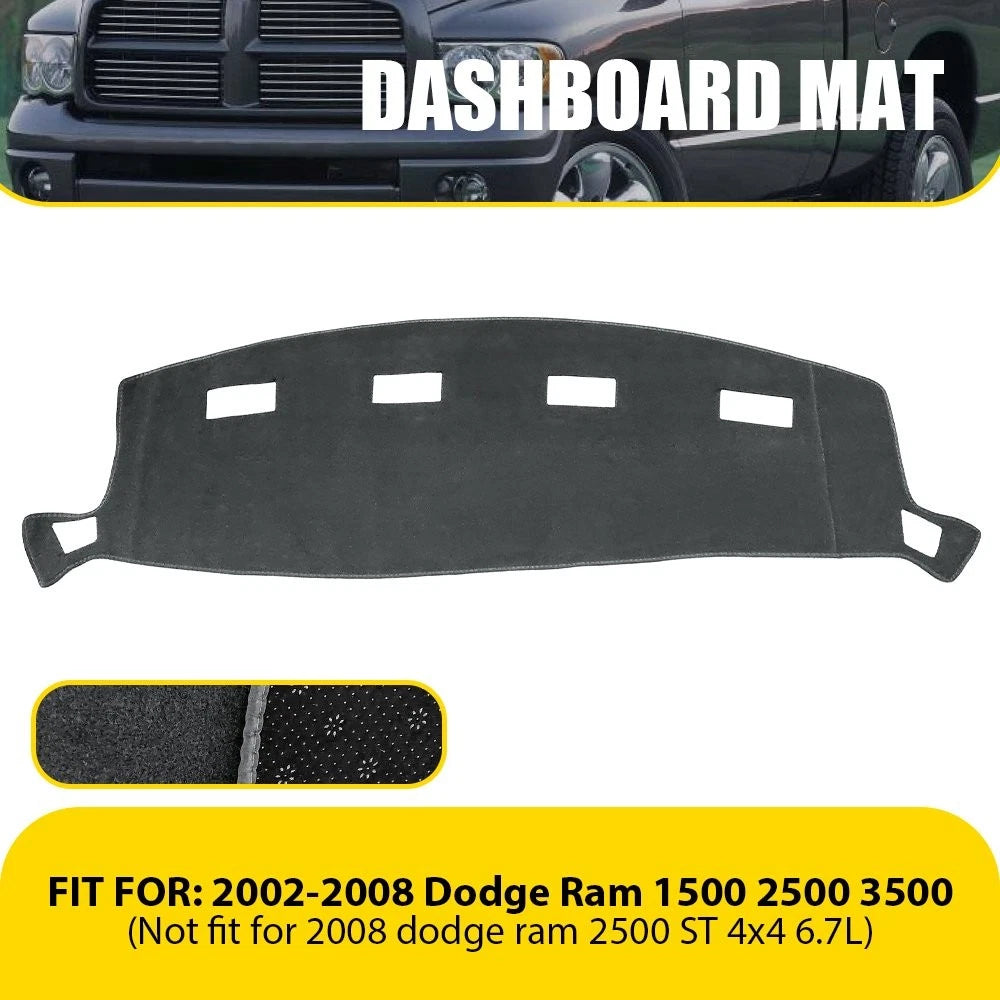 Dashboard Cover for Dodge Ram 1500 2500 3500 (2002–2008) Gray V