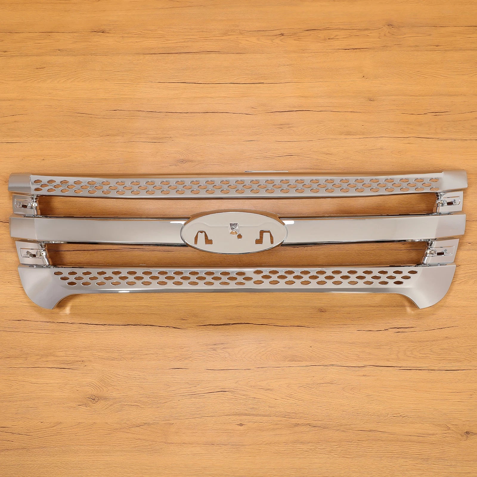 Front Bumper Upper Chrome Grille for Ford Explorer (2011–2015)