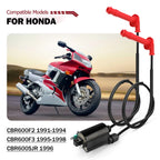 Set of 2 Ignition Coils with Spark Plugs for Honda CBR600F2/F3 (1991–1998)