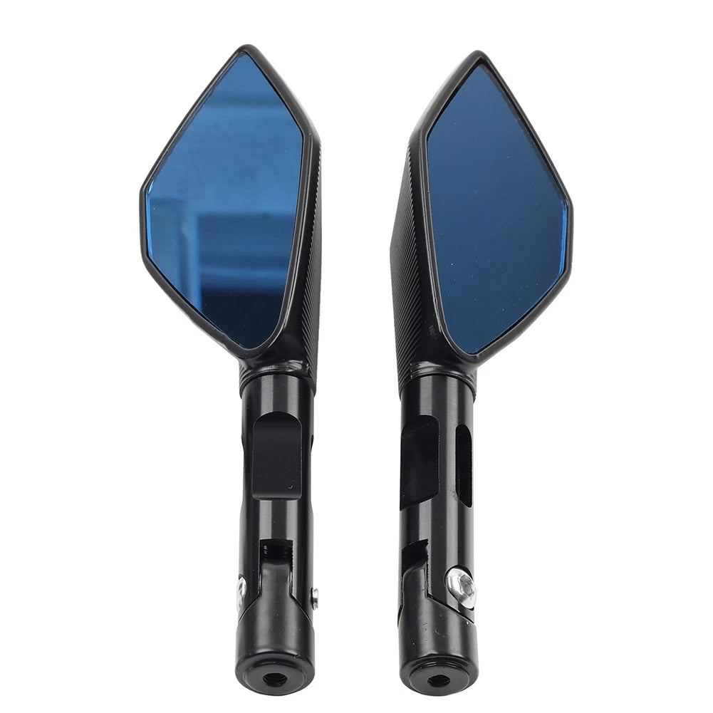 2X CNC Black Rearview Side Mirrors for Honda CBR 600F (2011) & CBR 600RR (2009)