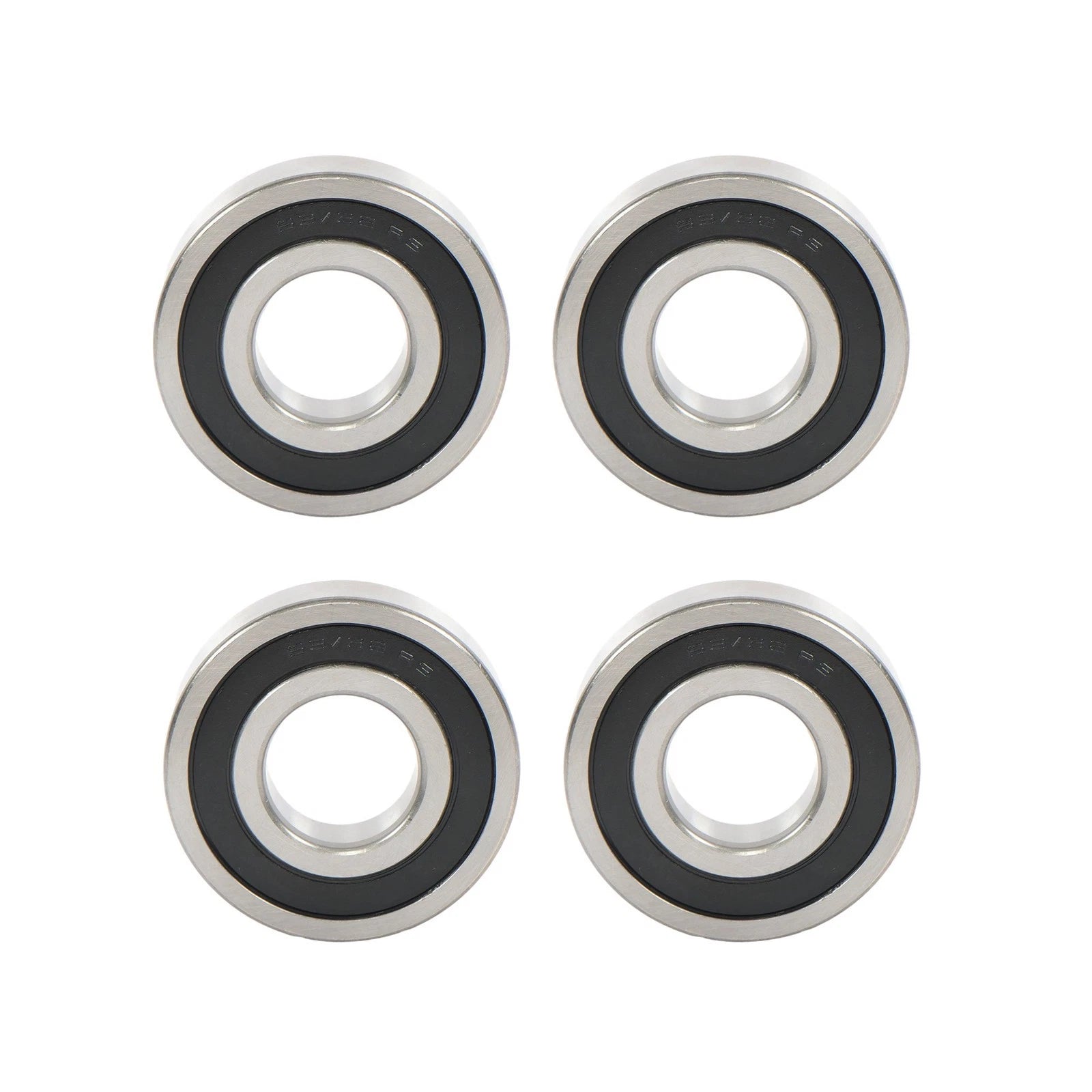 4Pcs 63/32-2RS Bearings for (32×75×20mm) Double Rubber Seals