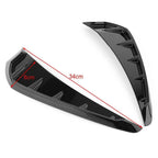 Set of 2 Side Fender Vents for Honda Civic (2016–2020) Glossy Black ABS