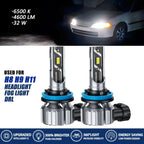 H11 H8 H9 LED Headlight Kit for High Low Beam Bulb (6500K, 5000LM)