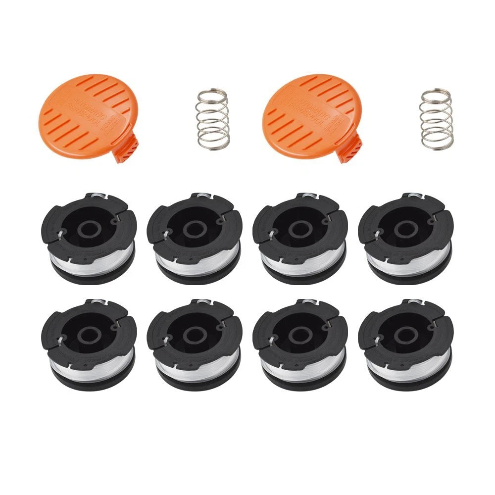 Set of 8 Spools for Black and Decker CST1100 CST2000 MTC220 MTE912 NST1018