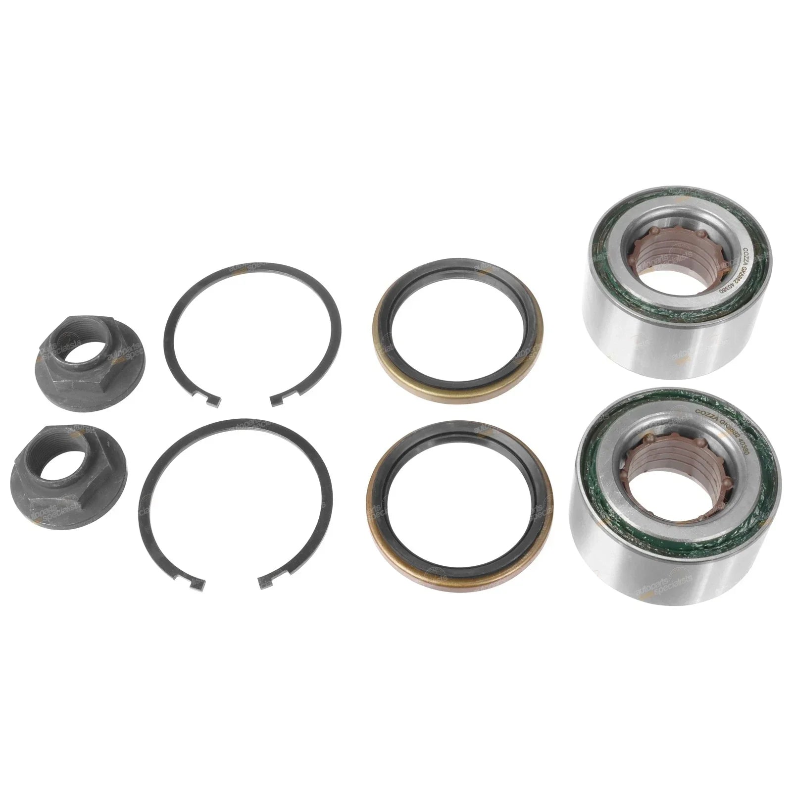 2 x Front Wheel Bearing for Toyota Hilux (2005–2019)