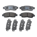 Hella Rear Low-Metallic Brake Pads for Buick Cadillac Chevy GMC Saturn