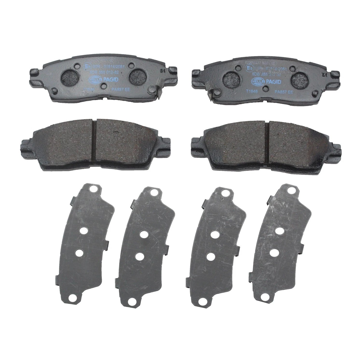 Hella Rear Low-Metallic Brake Pads for Buick Cadillac Chevy GMC Saturn