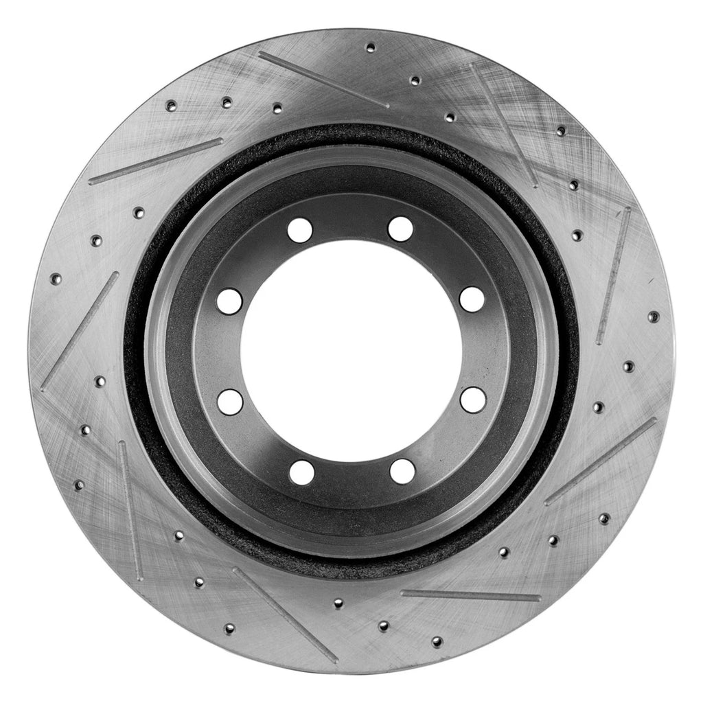 Rear Brake Disc Rotors and Pads Kit for Ford F-350 Super Duty (1999–2004)
