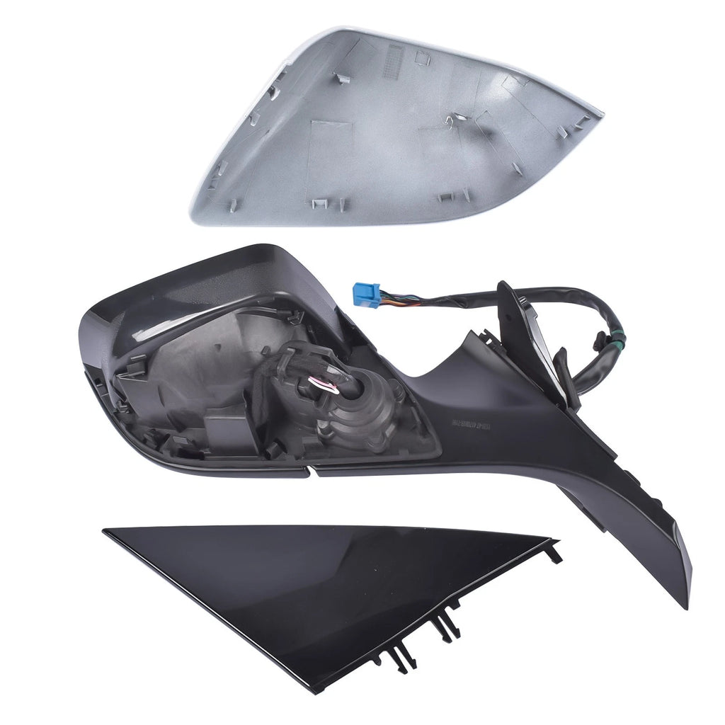 Right Passenger Rear View Mirror for Tesla Model 3 (2017–2023) - Power Fold, Heated, White
