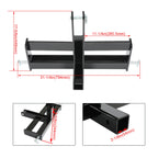 3 Point 2" Receiver Hitch Drawbar with Suitcase Weight Bracket for CAT 1 Tractors