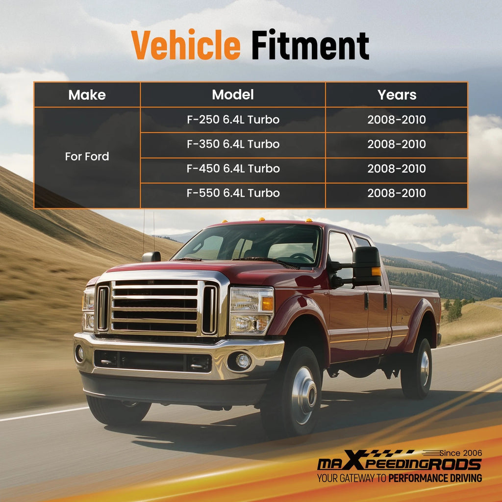 4" Exhaust Pipe Kit for Ford F250 6.4L Turbo (2008–2010)