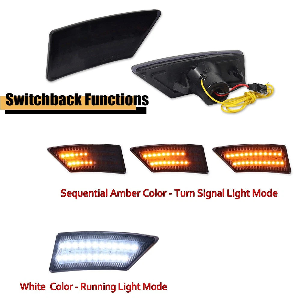 Switchback LED Side Marker Lights for Ford Ranger (2019–2022)
