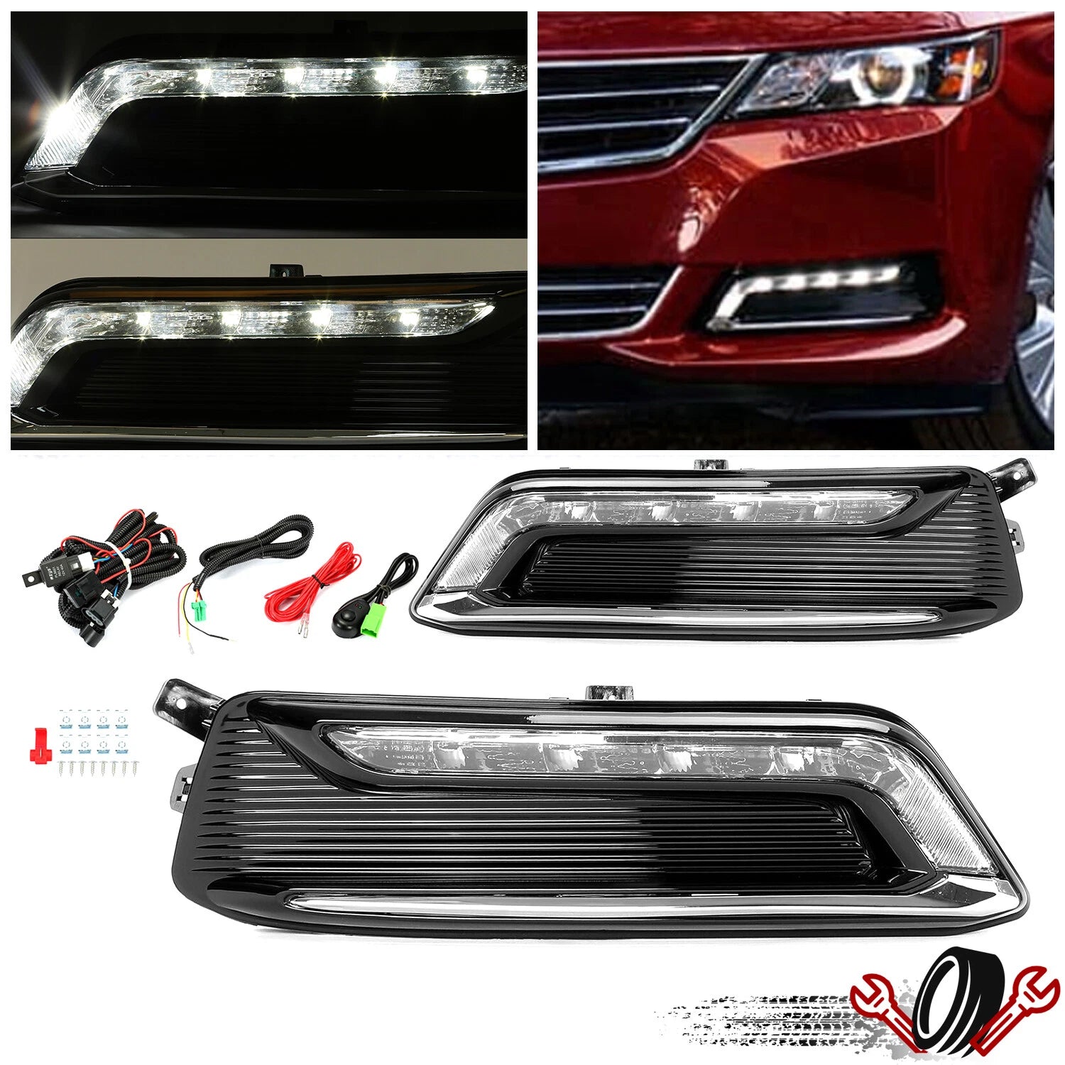 LED Fog Light Kit for Chevy Impala (2014–2020)
