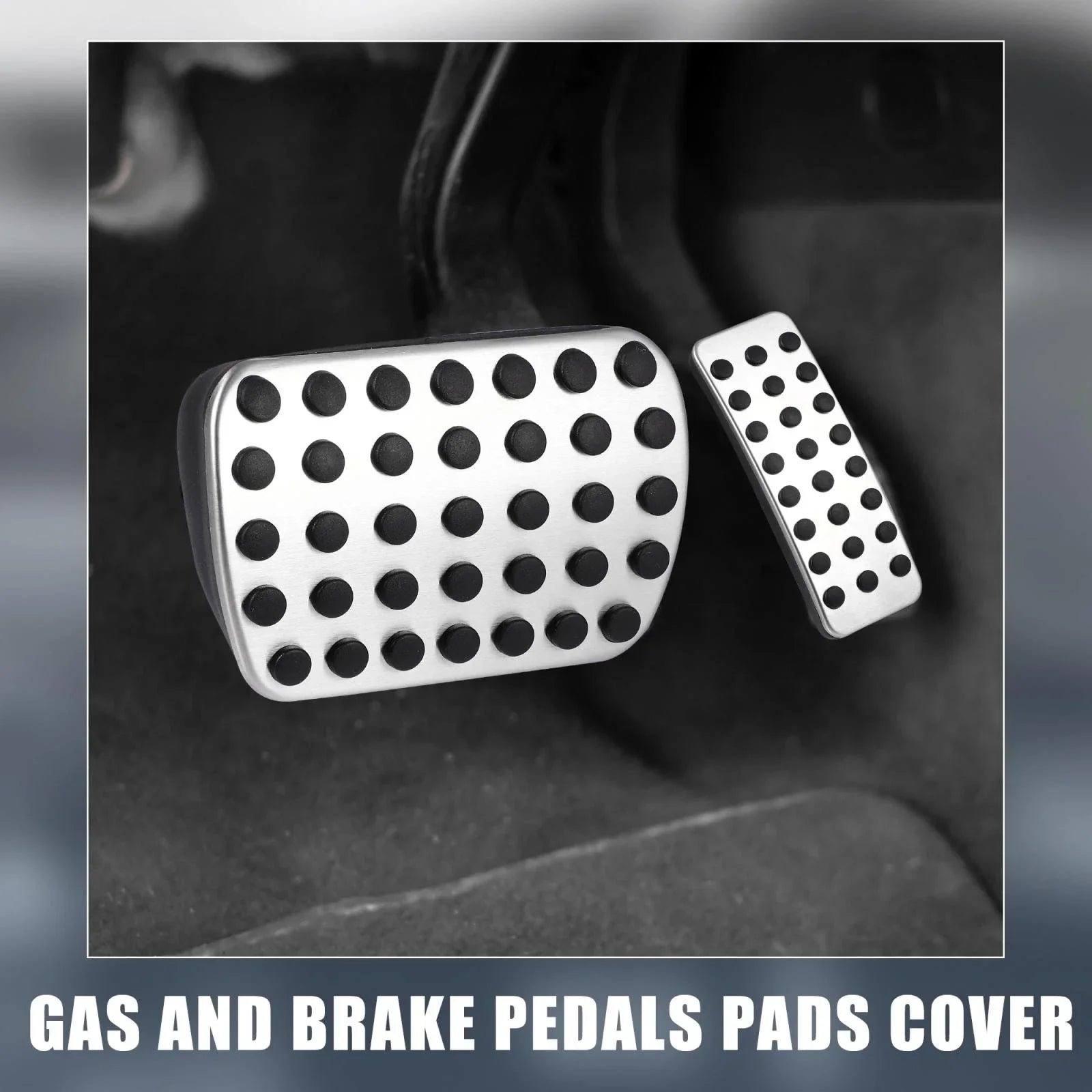2 x Gas Brake Pedal Pads Covers for Mercedes-Benz GLE GLS ML GL 350 (2013-2019)