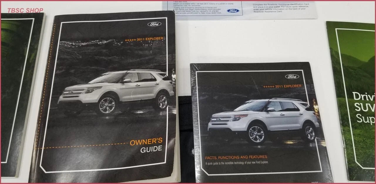 Owners Manual with Case for Ford Explorer (2011)