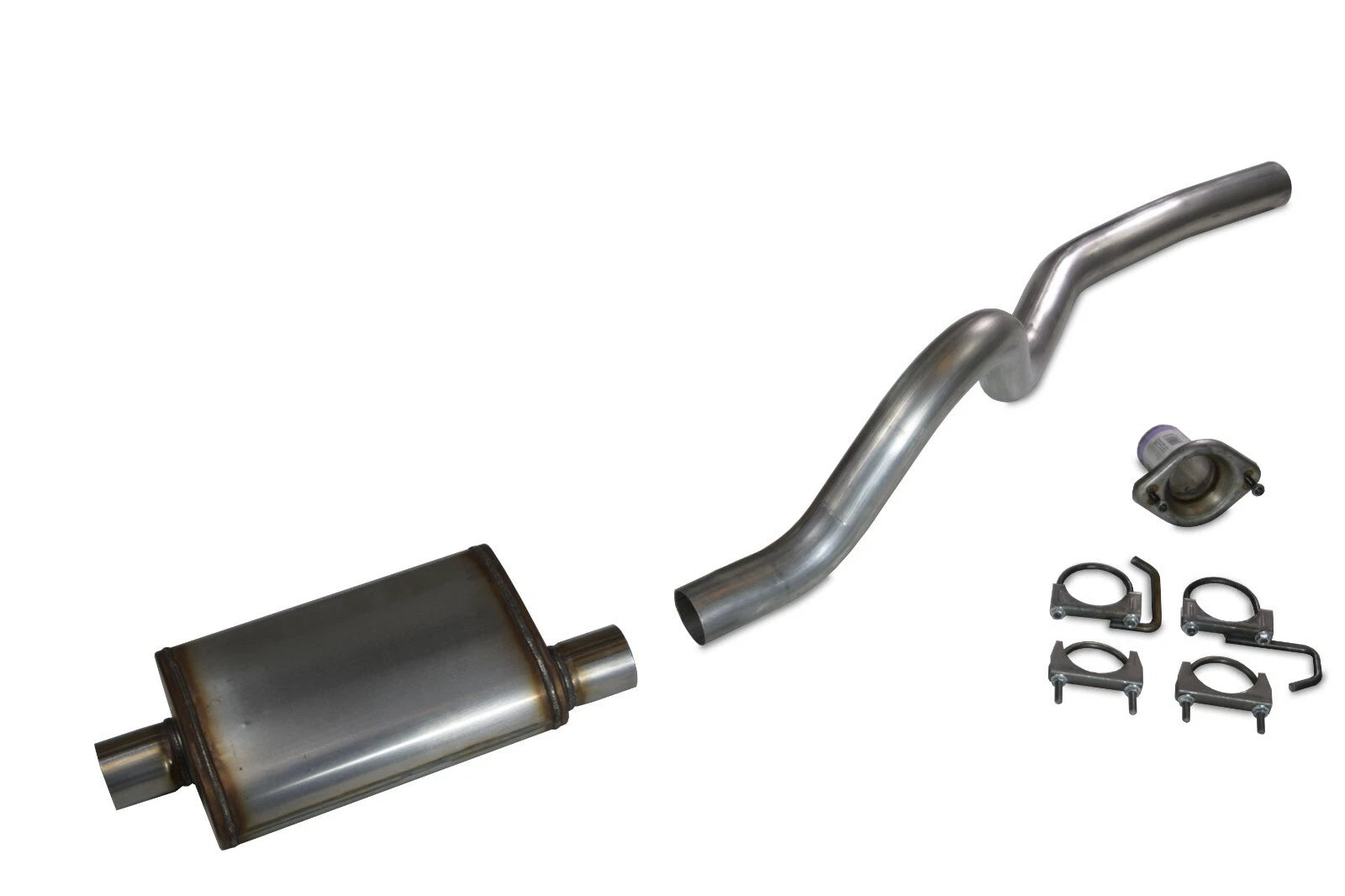 2.5" Exhaust Kit for Jeep Wrangler (2001–2006) Stainless Muffler